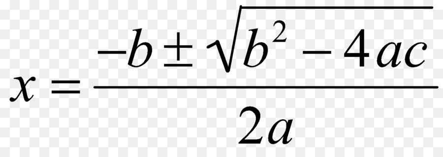 Формула для квадратного уравнения