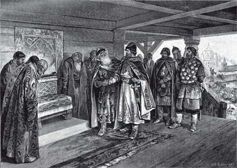 Великий князь Изяслав предлагает мир и дружбу своему дяде Вячеславу