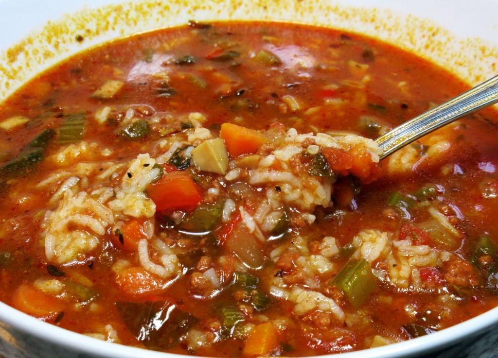Рецепт рисового супа с говядиной