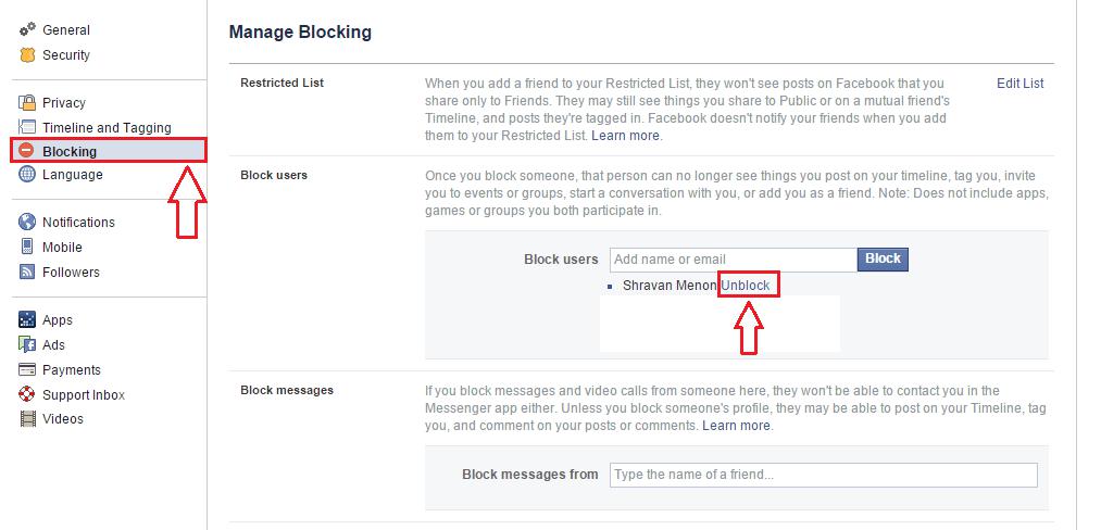 Facebook блокировка пользователя пк 4