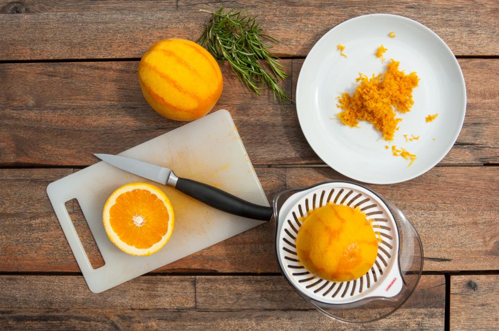 Подготовка апельсина