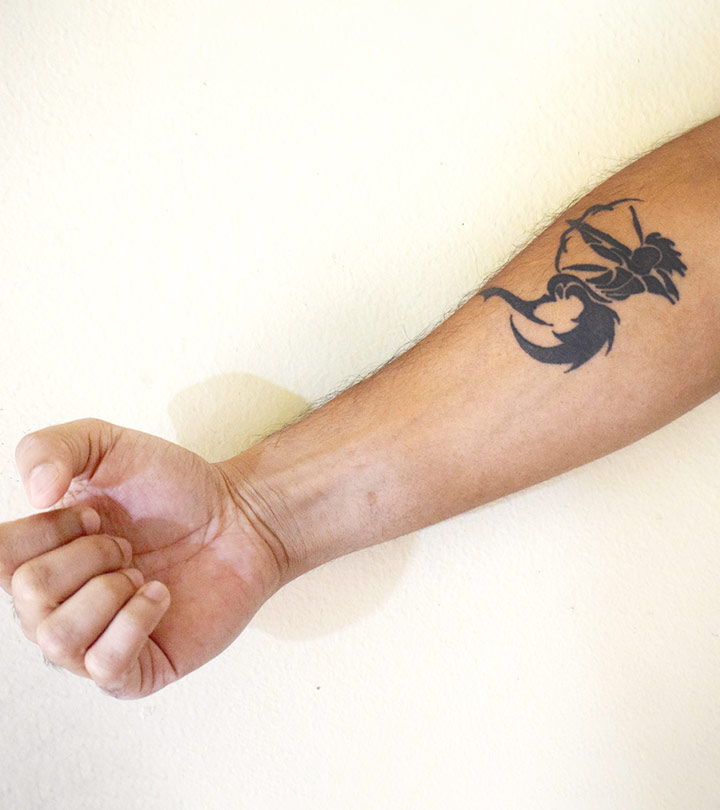 Татуировка Стрелец: область нанесения и значение символа