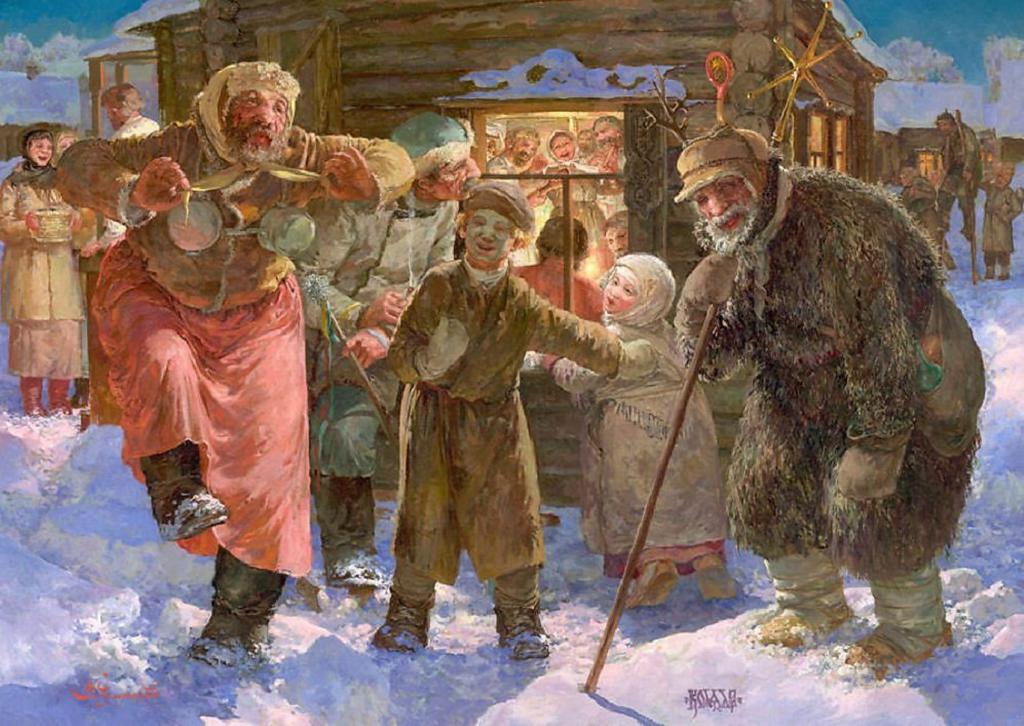 Русские колядки на Рождество