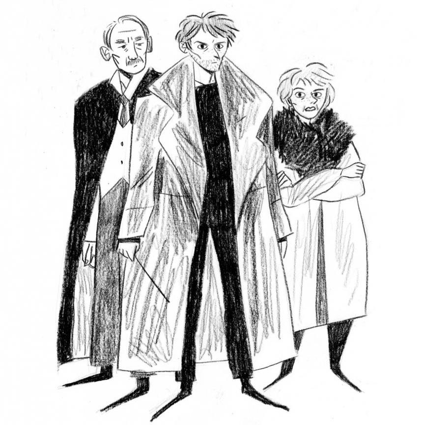 Иллюстрация семьи Крауч