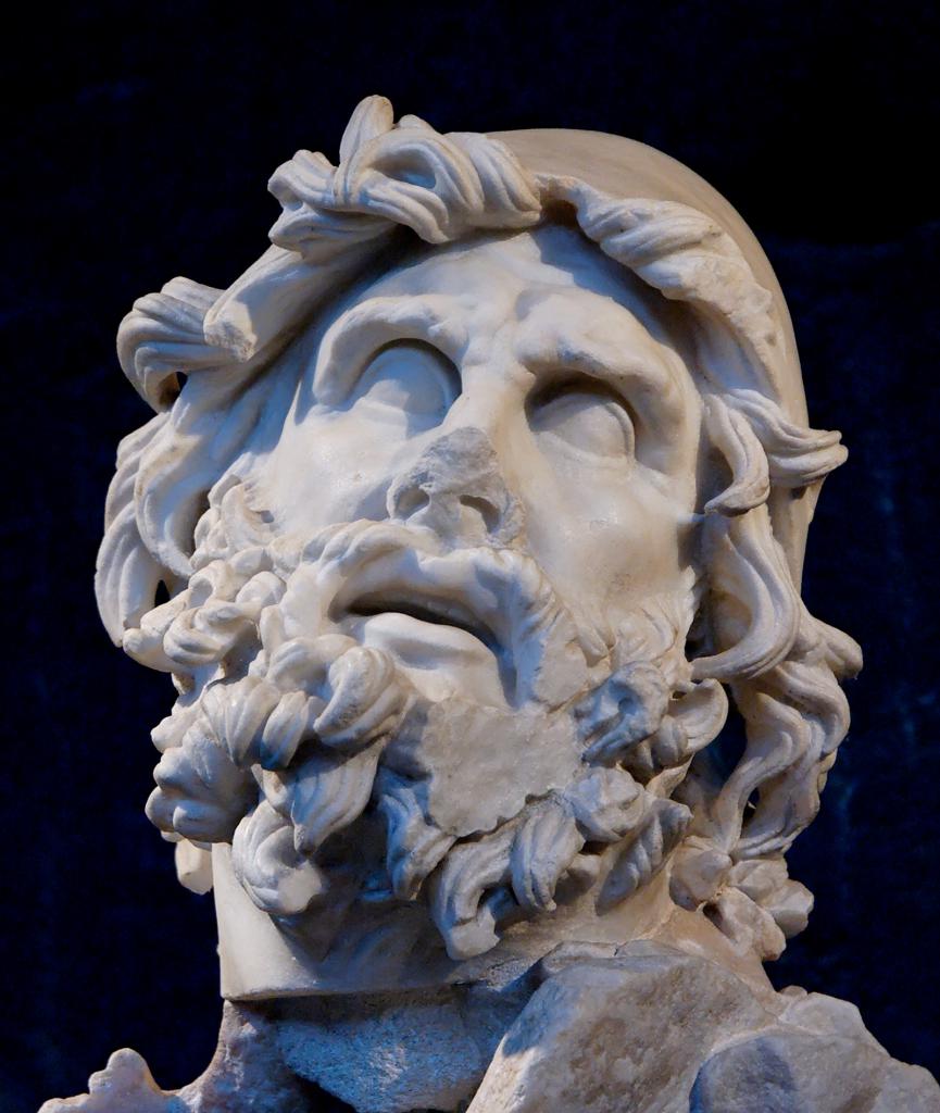 Голова статуи Одиссея