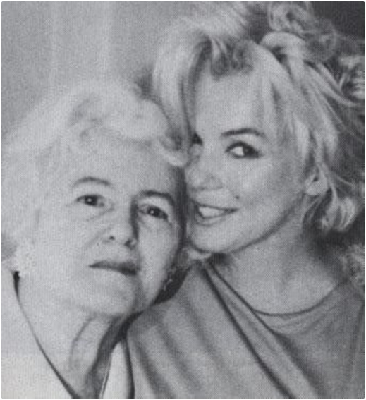 Мэрилин Монро с матерью