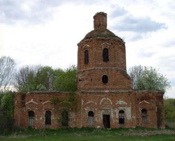 Разрушенный Никольский Собор в Николо-Радовицком монастыре