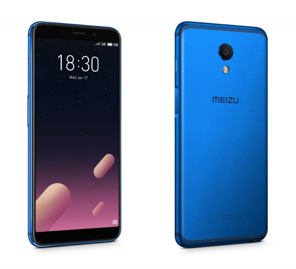 Meizu M6s синего цвета