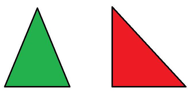 Треугольники. Случайны и прямоугольный.