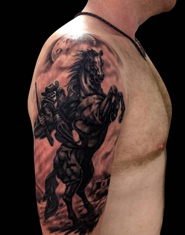 Изображение лошади в тату : Значение для мужчин и женщин, негативный смысл и варианты сюжетов