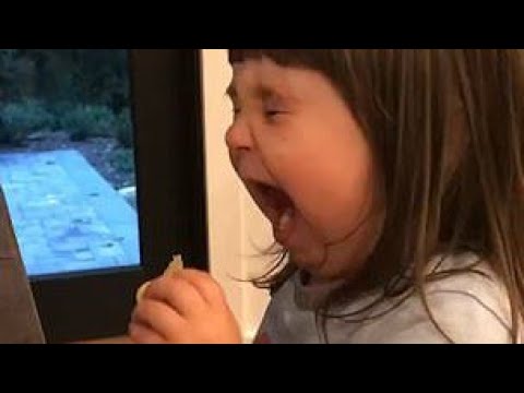 Реакция 2-летней малышки, которая впервые попробовала чипсы: видео