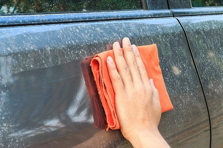 Как отмыть раствор с машины