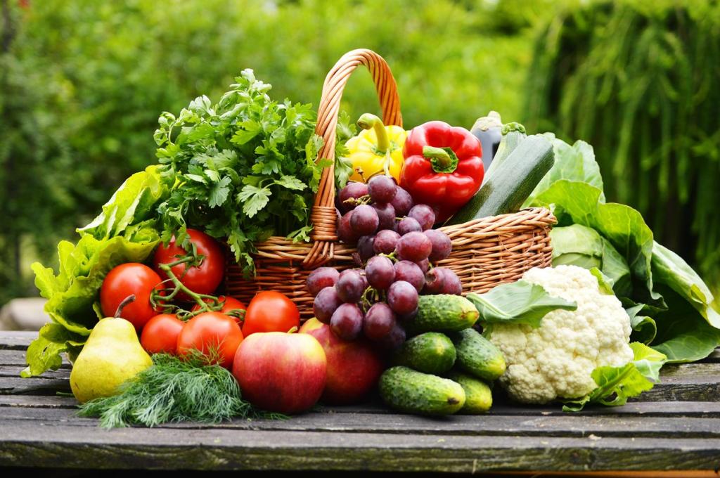 Овощи, здоровое питание