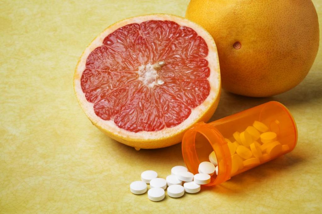 совместимость грейпфрута с лекарствами