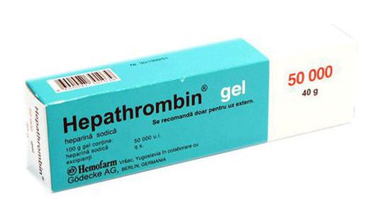 отзывы о геле гепатромбин