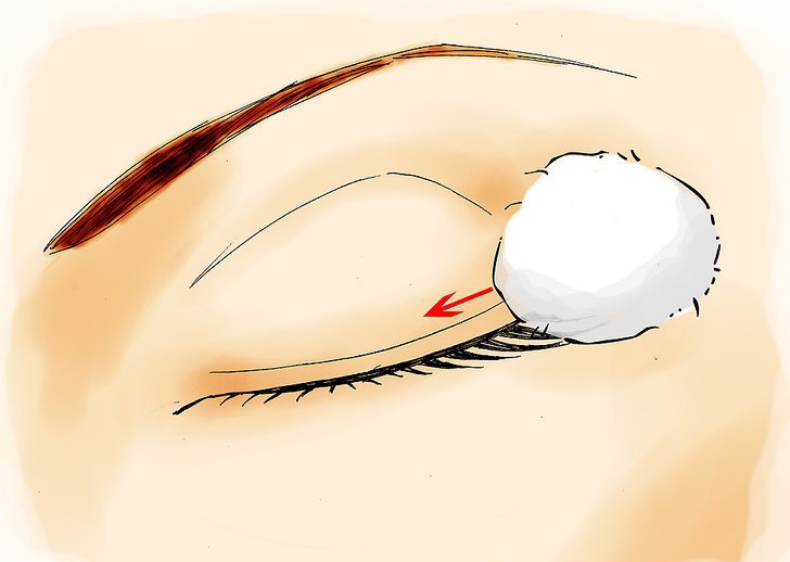 как вытащить ресницу из глаза при помощи массажа