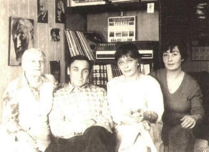 Елизавета Даль с семьей