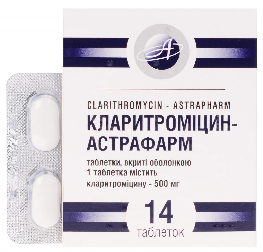 Побочные действия антибиотиков кларитромицин thumbnail