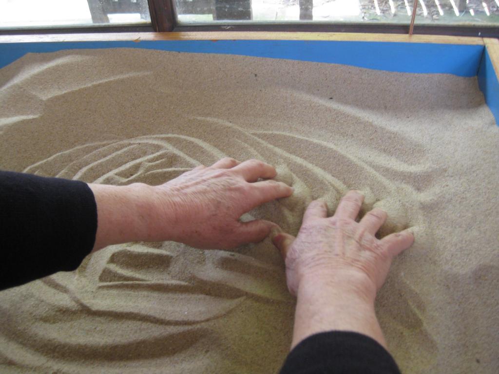 работа с песком