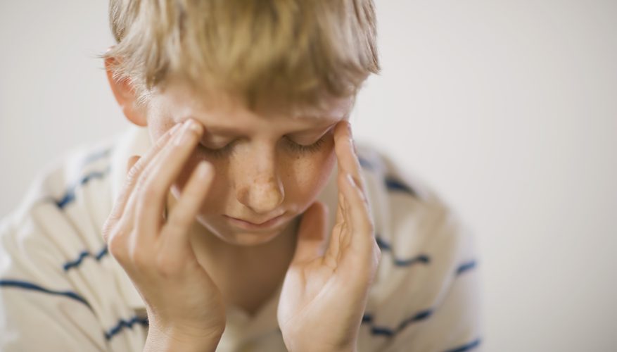 Приступ мигрени у ребенка