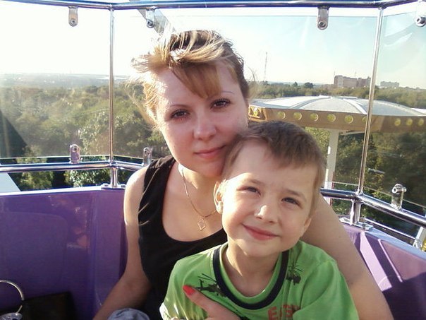 Ольга Кравченко с сыном