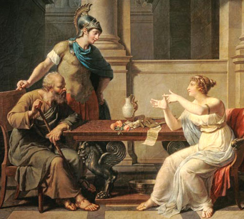 Сократ и Аспазия