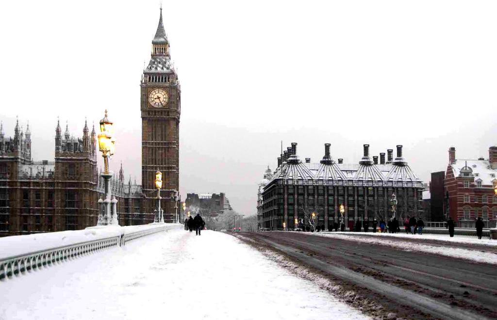 лондон зимой