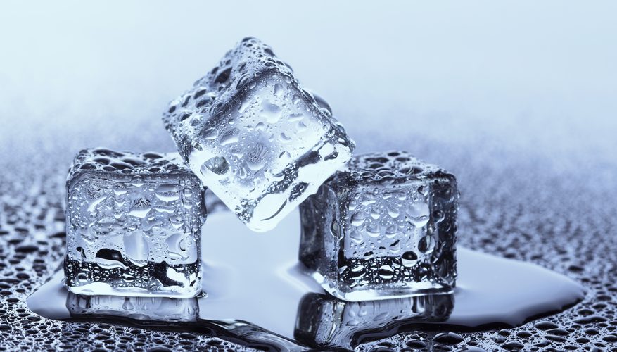 Использование кубиков льда
