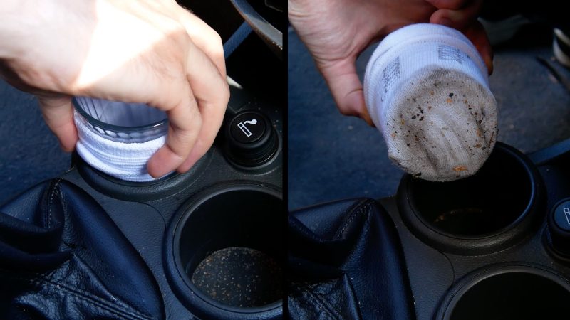 7 лайфхаков для автомобиля: ароматизатор из прищепки, стакан и носок для удаления пыли