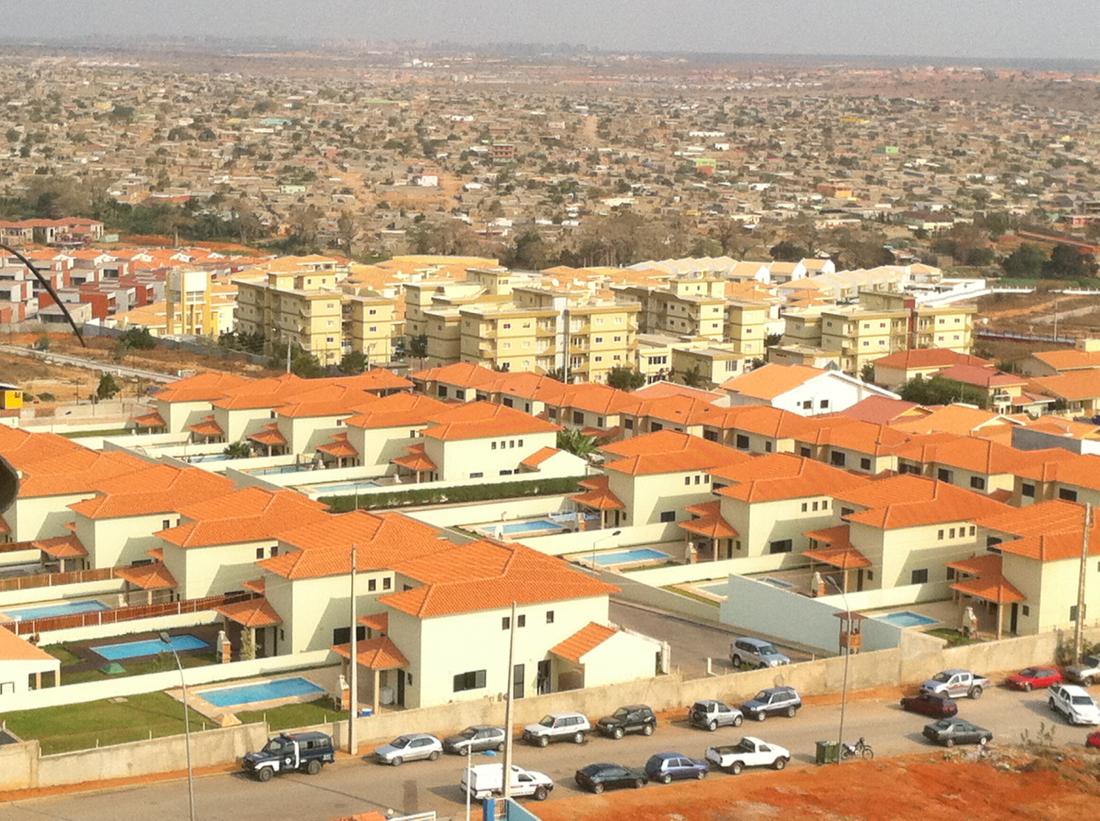 Африканская столица 5. Луа́нда новый район. Talatona Luanda Angola domínio Golden.