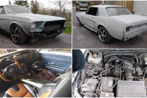 Незаконченный проект: канадский умелец установил кузов от Ford Mustang 1967 года на шасси Mazda RX-8