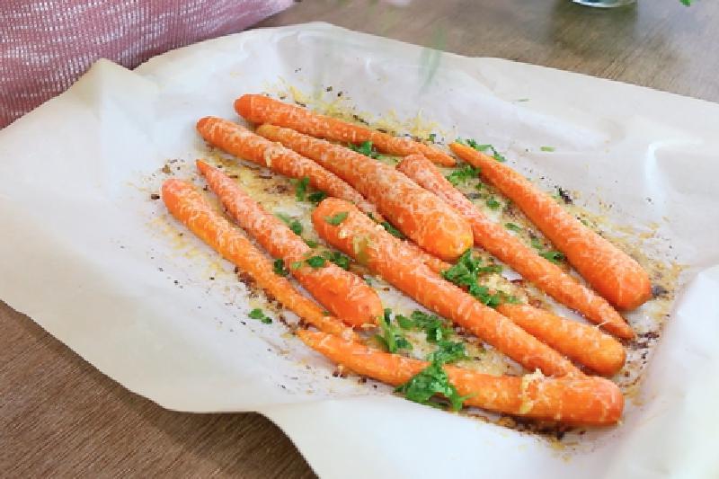 Печеная морковь