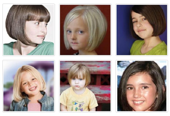 Как подстричься сейчас в тренде для детей. Как будет выглядеть ребенок по фото родителей. Как выглядит полукаре на детях.