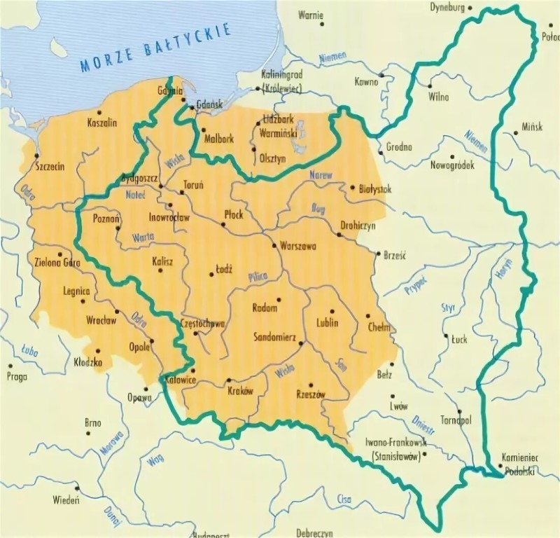 Польша какая республика. Карта Польши 1939 года. Польша на карте 1939г. Польша в границах 1939 года карта. Границы Польши до 1939.
