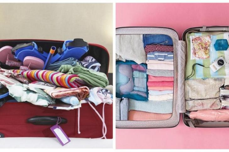 Складывайте по сгибу, затем сверните рулоном: лайфхаки для путешественников, как упаковать одежду в чемодан и не помять ее