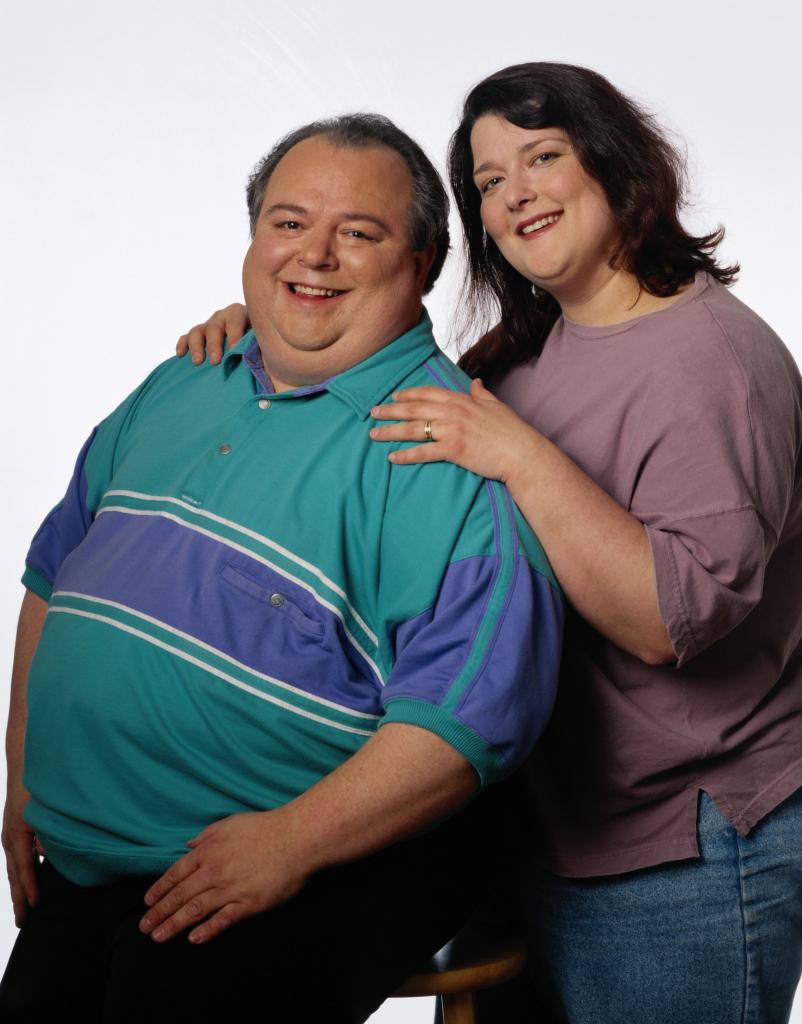 Жену с парнем толстую