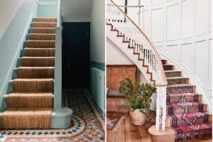 Предотвращает скольжение и приглушает звук шагов: преимущества ковровой дорожки на лестнице, как выбрать и идеи дизайна
