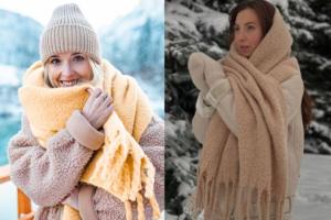 Свободной вязки, ярких цветов и оверсайз: уютный шарф - самый популярный аксессуар зимнего сезона