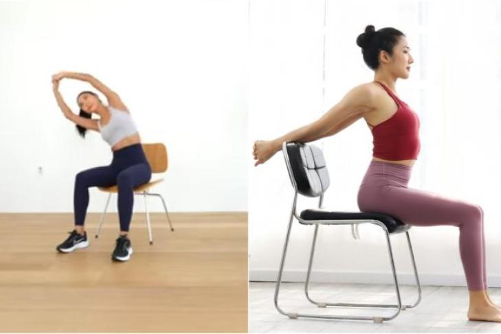 Обычный стул - все, что вам нужно: 15-секундная тренировка для формирования подтянутого и красивого живота (видео)