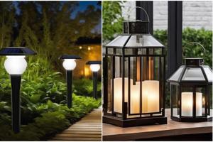Светодиодные, декоративные лампы и фонари: основные типы садовых светильников и их особенности