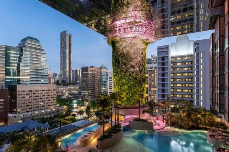 Наполовину отель - наполовину джунгли: прототип устойчивого гостеприимства в Сингапуре (фото)