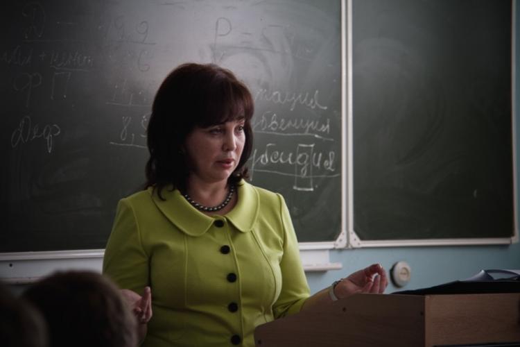 Вера Щербина на лекции для студентов экономического факультета Амурского госуниверситета