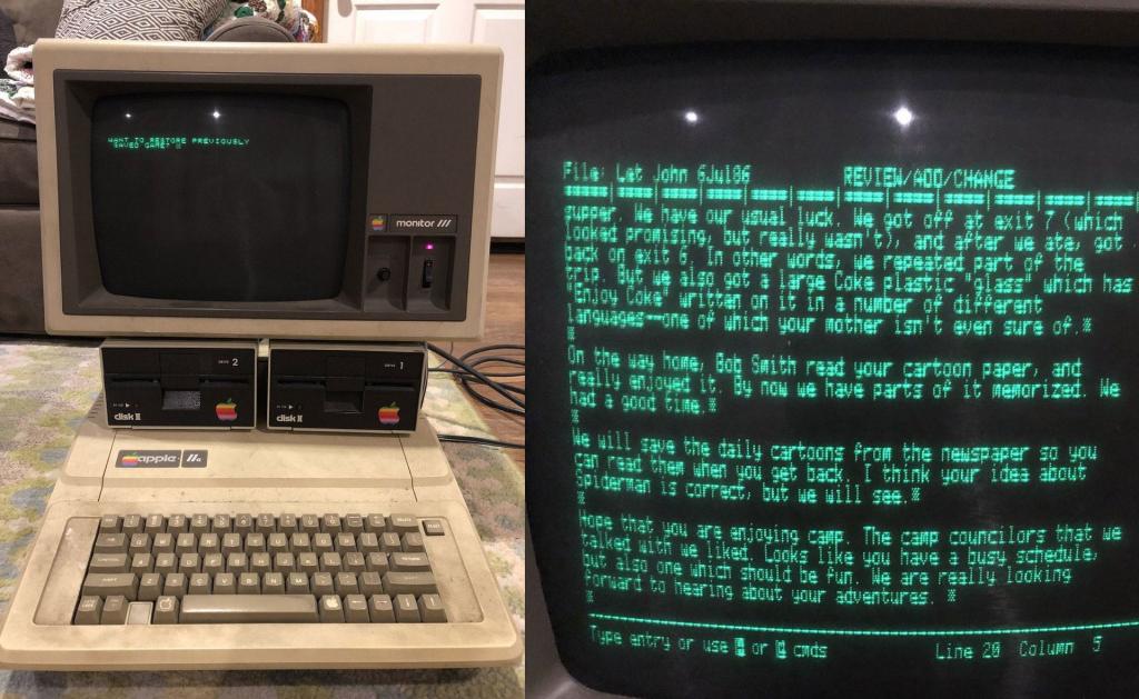 Включить компьютер папа. Old Computer Letters. Teensy Apple IIE. Взломался в Дании компьютер который у него. IIE 12.2.