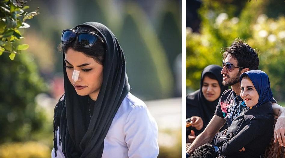 Почему иранские девушки носят пластыри на носах.