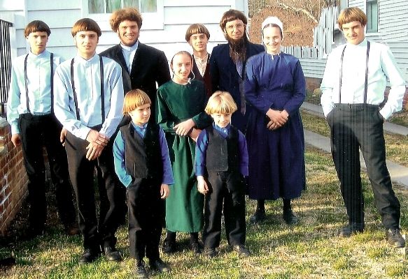 Amish family