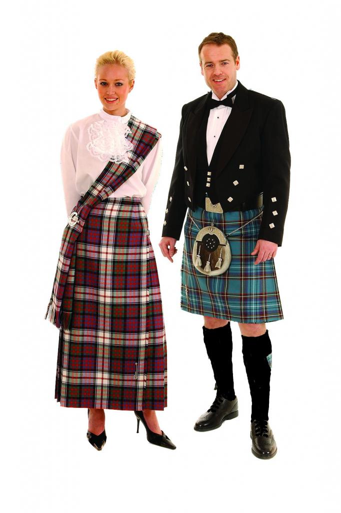 шотландский национальный костюм