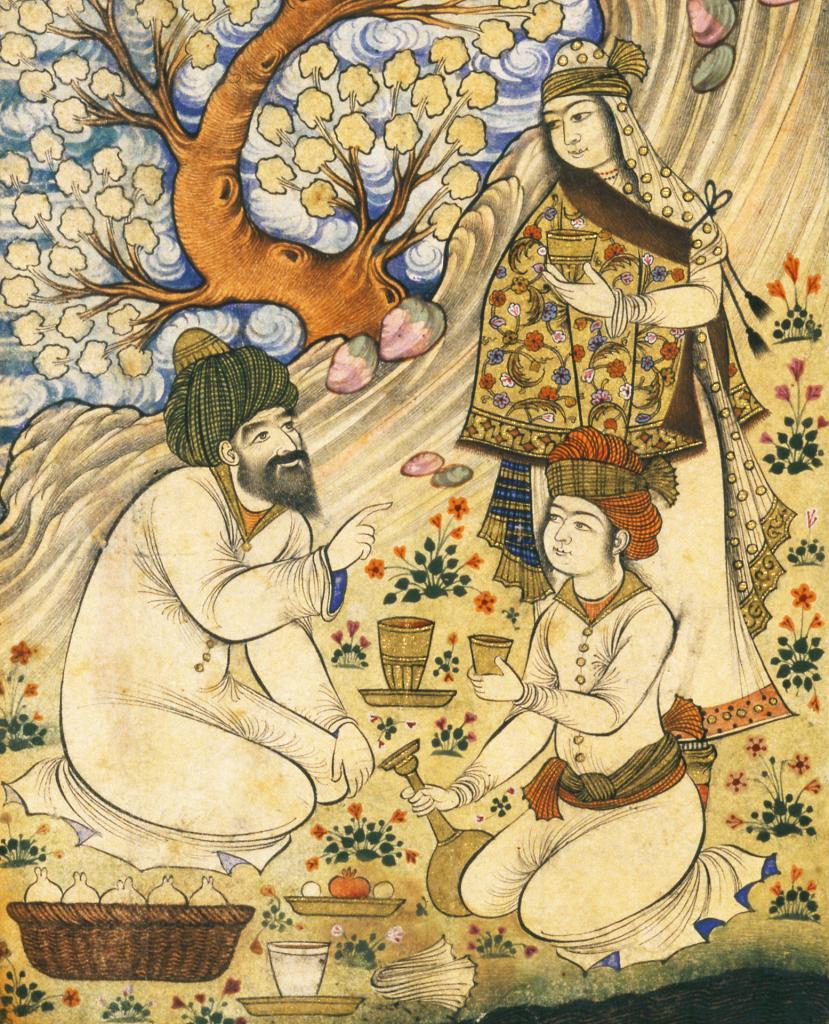 персидская миниатюра 17 века
