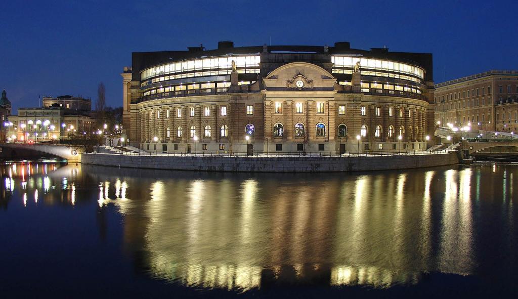 здание однопалатного парламента Швеции