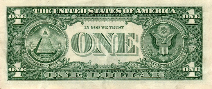 Один доллар. Купюра