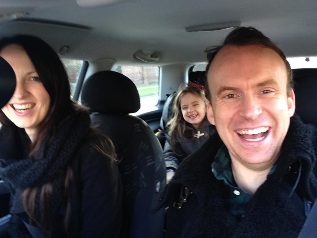 Matt Haig and family